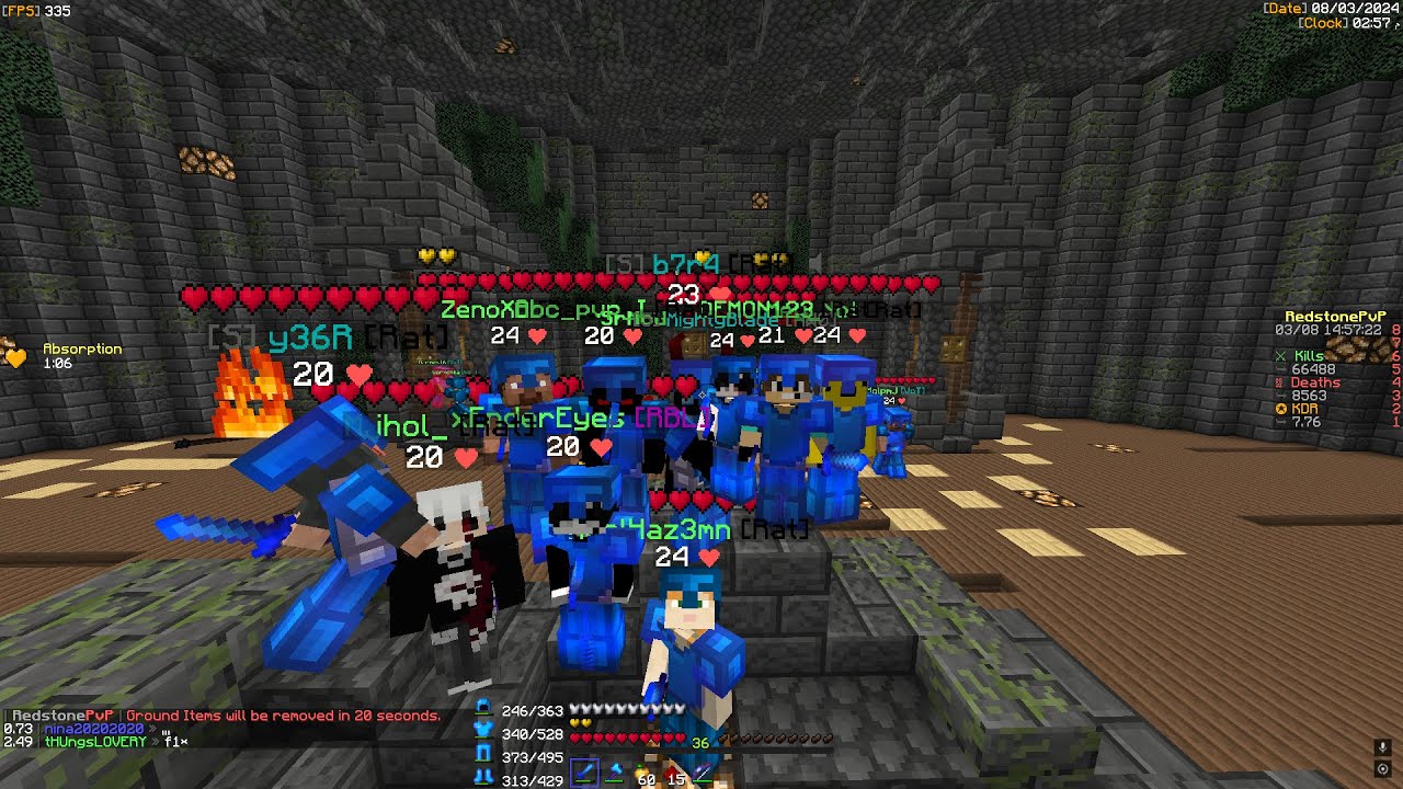BlocksMC Redpvp | The Best Of b7r4 ! (part2) 🤯🤩 - YouTube