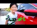 Color Change Pretend Play with Car Toys Activity