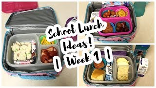 School Lunch Ideas! | Week 1 🍎