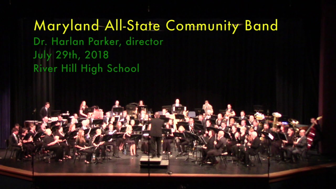 2018 Maryland AllState Community Band YouTube