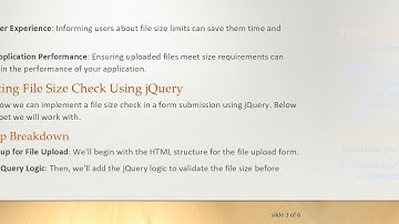 How to Check File Size Before Uploading in Your Web Application