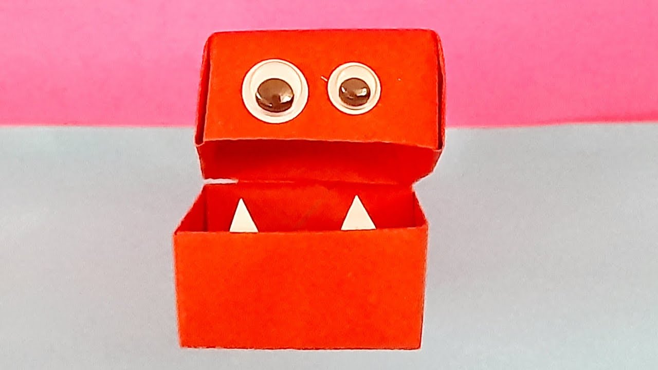 paper craft ( origami puppet ) YouTube