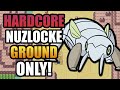 Pokémon Emerald Hardcore Nuzlocke - Ground Type Pokémon Only! (No items, No overleveling)