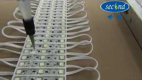 Second Intelligent automatic potting dispensing machine SEC 3030C on LED modules