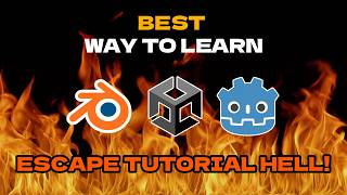 The BEST way to learn 3D Art and Game Dev (ESCAPE TUTORIAL HELL!)