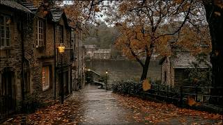 “Quiet rain beside the Rive” — A Rainy Evening in an Old Autumn Village | Dark academia playlist