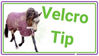 How to clean Velcro. Quick and easy barn hack!
