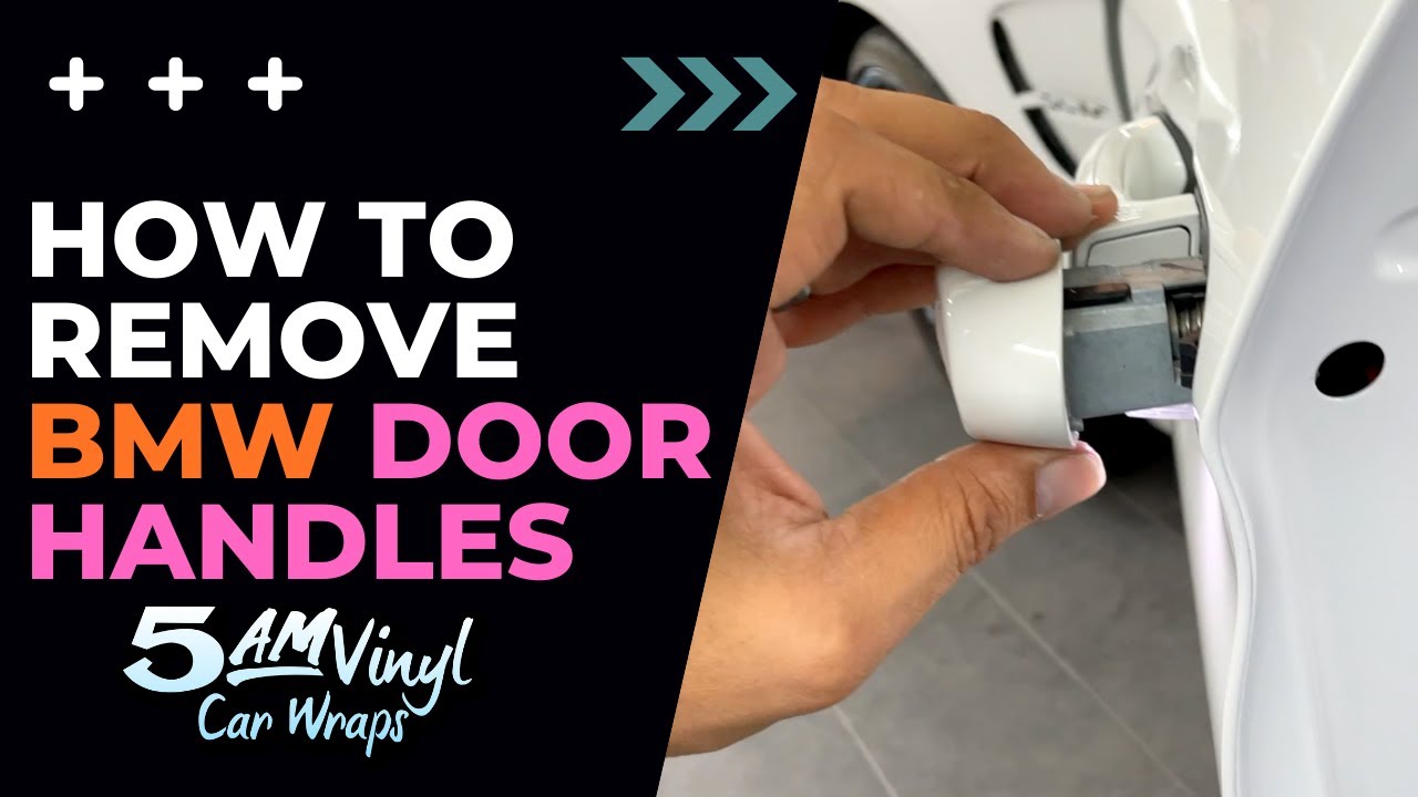 How to take off a 2018 BMW Door Handles - YouTube