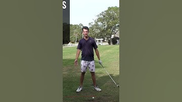 Swing SHORTER Hit FARTHER - Part 1 (Arms STRAIGHT) #shorts #golftips #golfswing