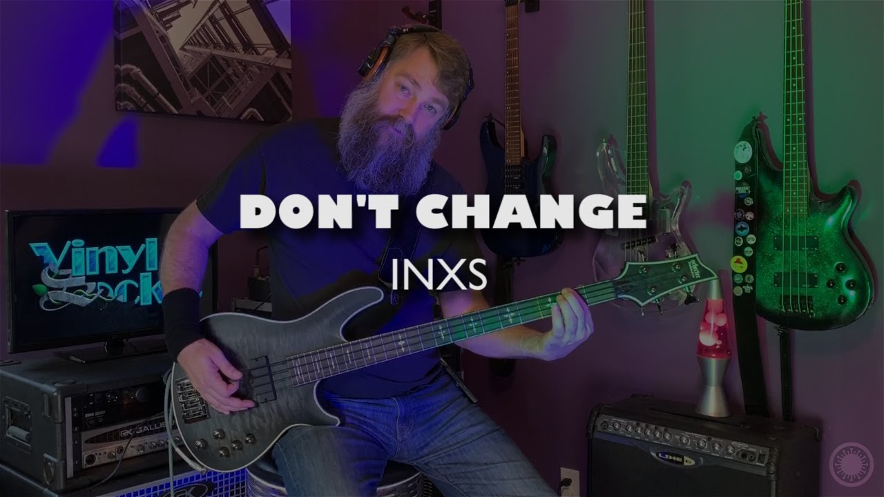 Don't Change - INXS (bass cover & tutorial)