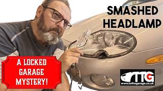 Saving Steel Ep 46. Smashed Headlamp lens! Dissassembly and Investigation