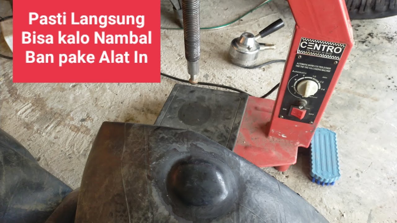 Alat Tambal Ban Elektrik Otomatis||Hasil Nya Mantap