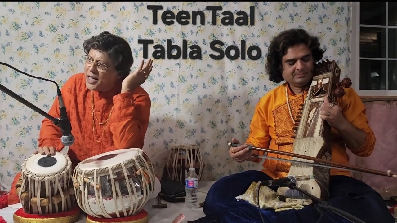 Pandit Anindo Chatterjee Teentaal Tabla Solo with Sarangi | Rare Live Jugalbandi Performance Toronto