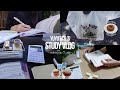 Study vlog 朝5時に起きて、10時間勉強をした日✏️ / 朝活 / カフェで勉強 / 勉強風景