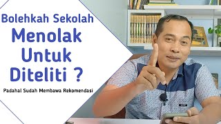PENOLAKAN LOKASI PENELITIAN | Pejuang Skripsi