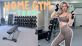 home gym reveal! VLOG
