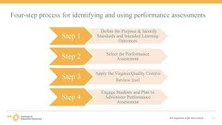 Performance Assessments in Use (REL Appalachia)