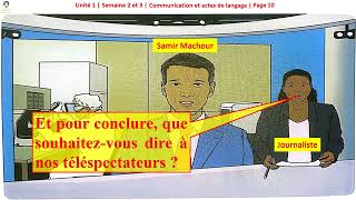 MES APPRENTISSAGES EN FRANCAIS | 5EME AEP | UNITE 1 | COMMUNICATION ET ACTES DE LANGAGE | PAGE 10