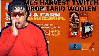 Free MCS Harvest Twitch Drop Tariq Woolen Madden 24