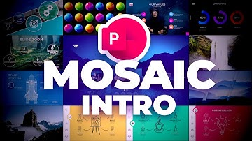 How to Create a Mosaic Video Intro in PowerPoint 🔥500K Special🔥+ Free Slides
