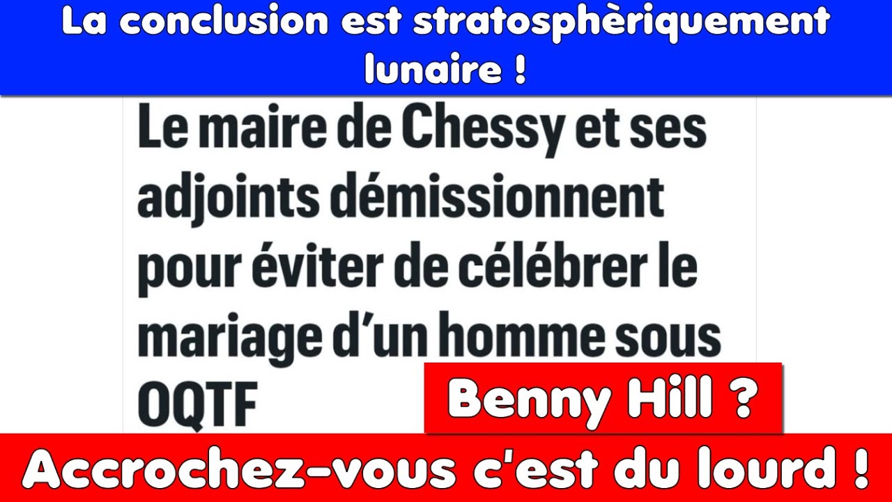 La justice ordonne le mariage d'un OQTF ! la France est devenue un sketch !