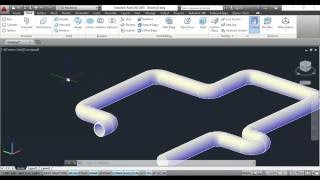 Tubulação 3D AutoCAD - 3D pipe Modelling screenshot 4