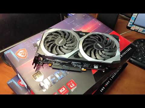 MSI AMD Radeon RX 6600 MECH 2X 8G RU, 8ГБ, GDDR6, Ret