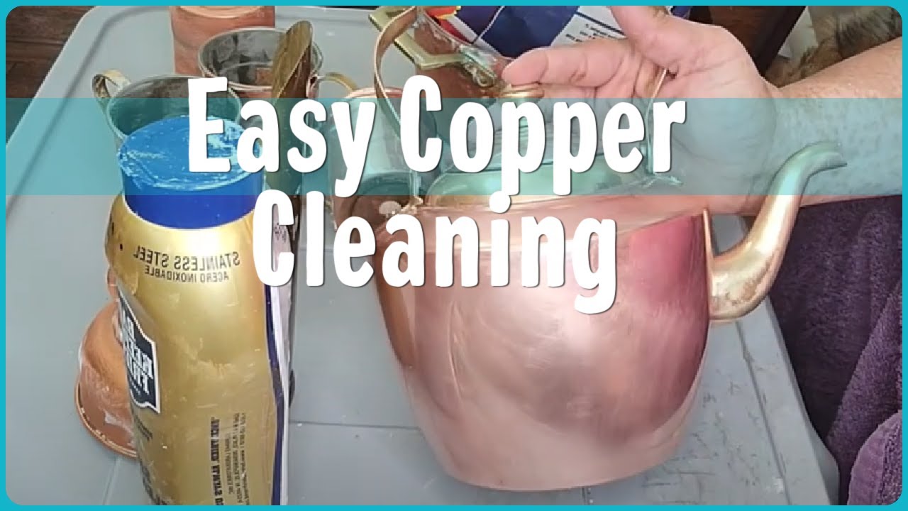 Easiest Way to Clean Copper at Home! - YouTube