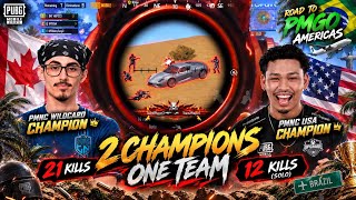 What Happens When 2 PMNC CHAMPIONS Team Up… 😳 | PUBG Mobile