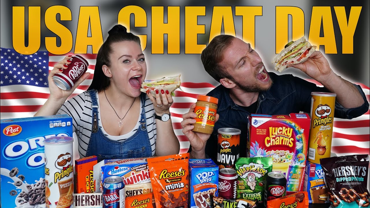 NUR AMERIKANISCHES ESSEN FÜR 24 STUNDEN | CHEAT DAY MIT MEINER FREUNDIN