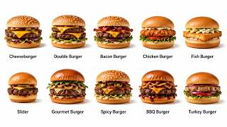 All Hamburgers Explained in 3 Minutes | Hamburger Food History | Food Explained