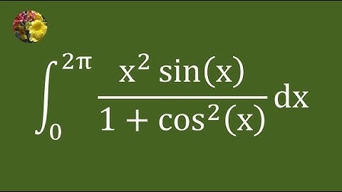 2nd method to evaluate the definite integral using must know basic techniques (Mis-2677A)