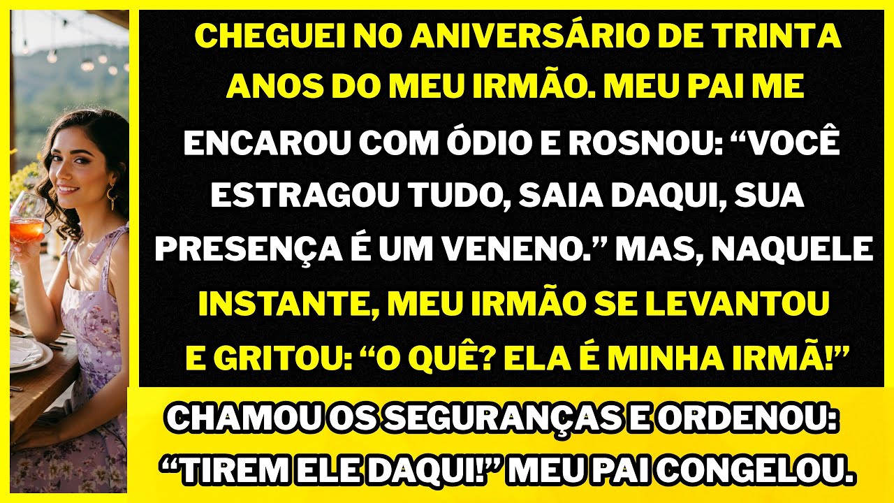 Meu pai me EXPULSOU do ANIVERSÁRIO do meu irmão. Foi então que ele não esperavam por isso...