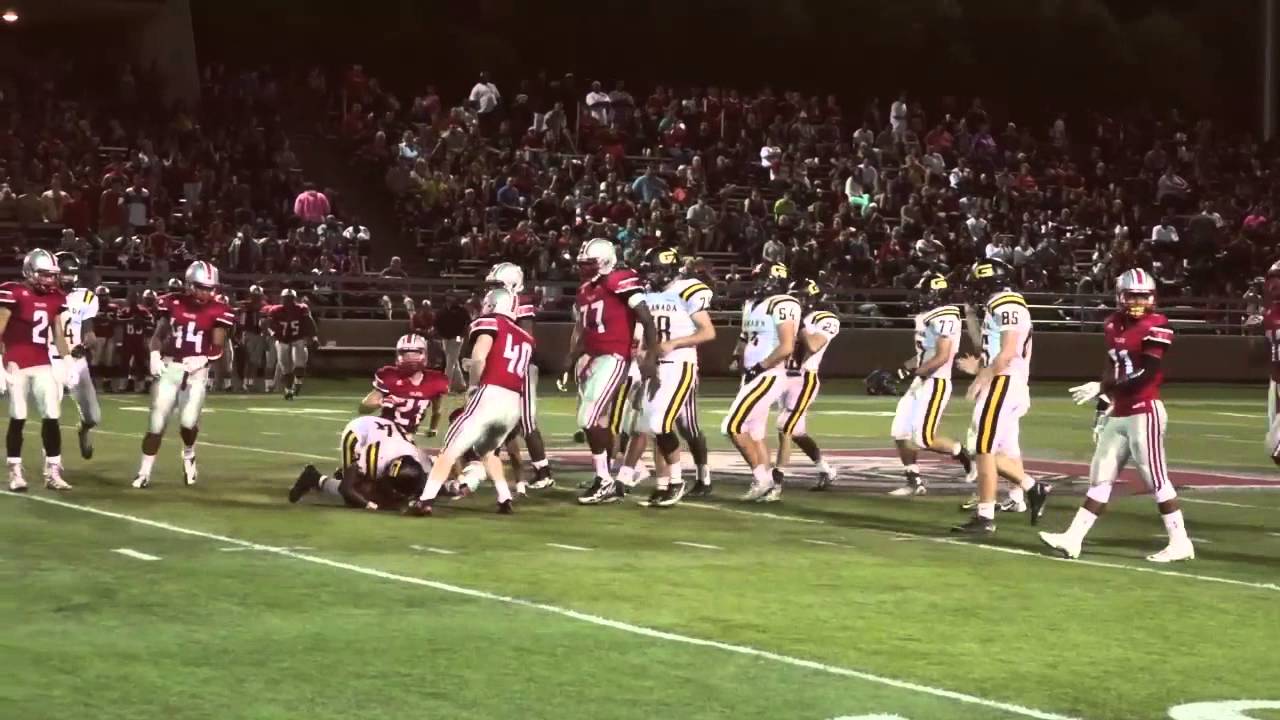 140919 Granada Matador Varsity Football 1st Half Lincoln YouTube