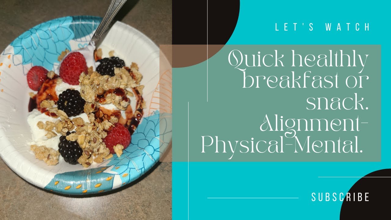 My Yogurt Bowl: Healthy Breakfast or Snack| Secret Ingredient | Organic Date Syrup 