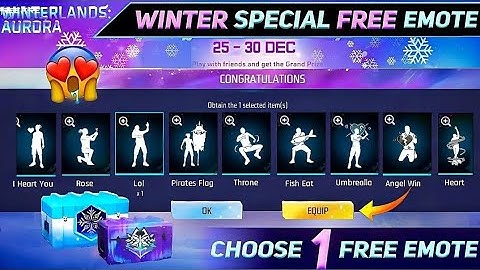 WINTER SPECIAL GOLD ROYALE 😱 New Emote + Ice Bundle Free Fire | Winter Gold Royale Full Details |