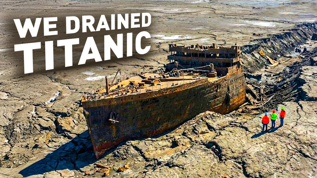 We Drained the Titanic: Seeing the 200-Meter Impact Trench