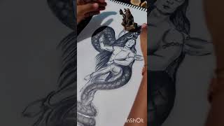 Shiv Tandav || Drawing || Har Har Mahadev|| #art #shiv #drawing #shorts #artistshikhasharma