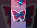 🦋✨ From a simple butterfly mold to a beautiful resin masterpiece! Watch the colors of blend,shining🦋