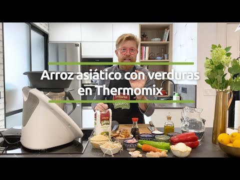Arroz asiático con verduras en Thermomix