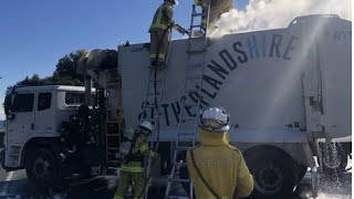 Sutherland Shire Recycling Truck Caught On Fire
