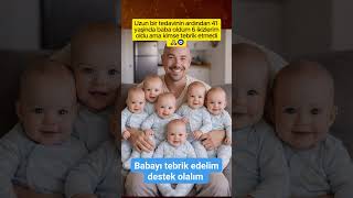 Uzun bir tedavinin ardından 41yaşinda baba oldum 6 ikizlerim oldu ama kimse tebrik etmedi 🙏🧿#ünlüler