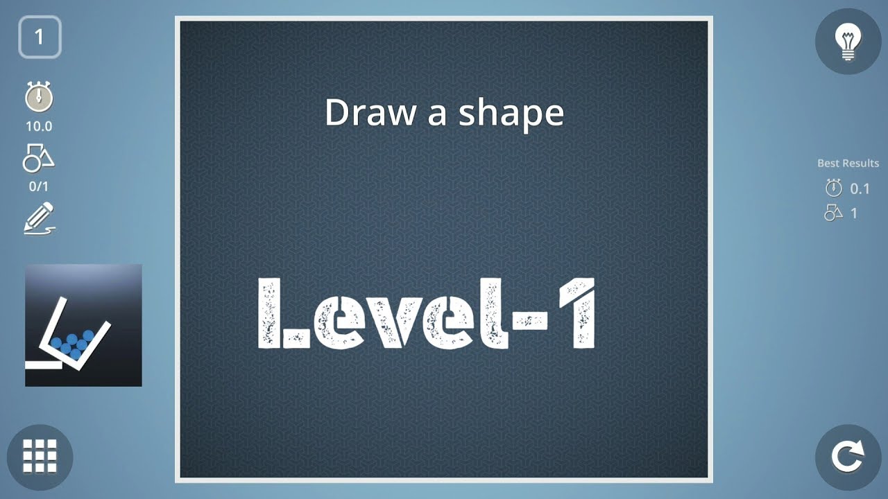 Brain It On! - Physics Puzzles | Level 1 | Gameplay Walkthrough