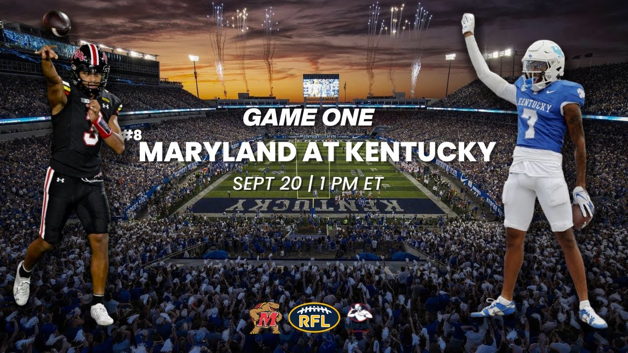 RFL | FBS | Maryland vs Kentucky | - YouTube