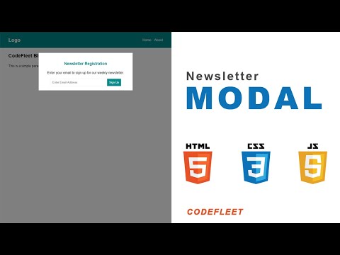 Newsletter Modal Pop-Up