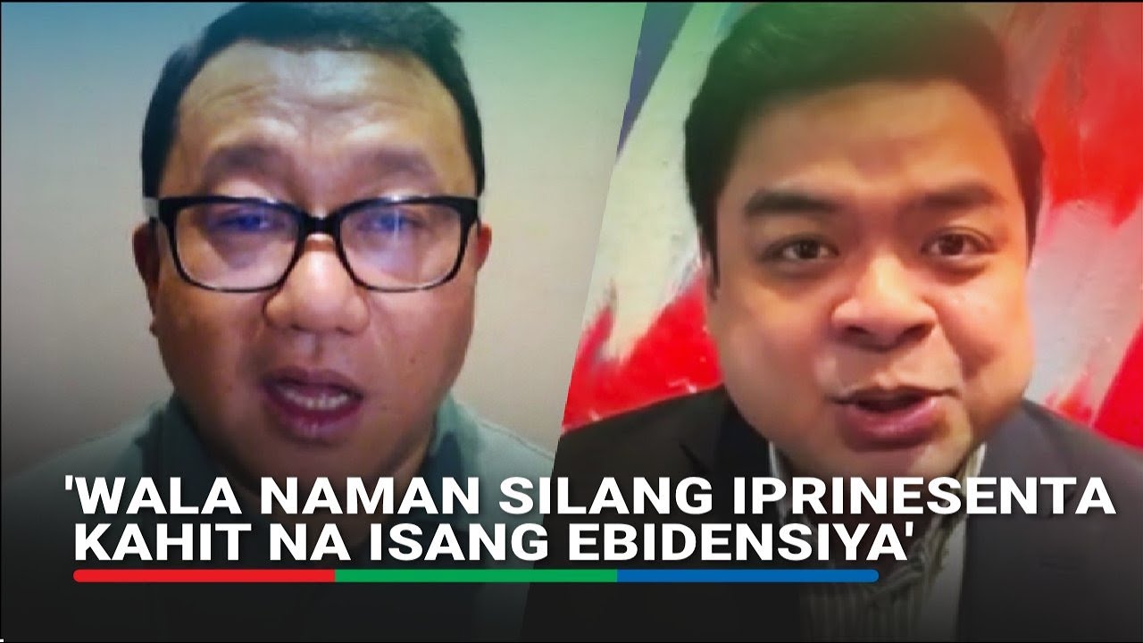 ‘Expected na’? Chua, Ridon bumuwelta sa pahayag ng kamp… — Transcript