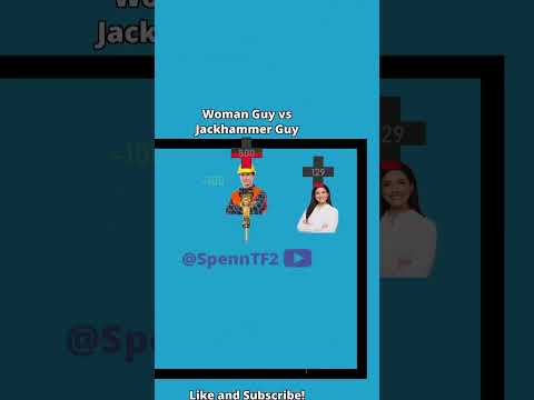 Woman Guy vs Jackhammer Guy
