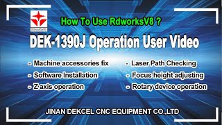 How To Use RDworksV8 | 1390 CO2 Laser Cutting and Engraving Machine User Operation Manual