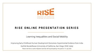 Improving Early-Childhood Human Development Outcomes: Experimental Evidence from India