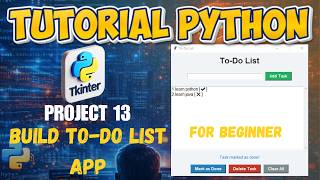 13. Project Based Learning Python - Build a To Do List App